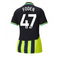 Manchester City Phil Foden #47 Bortedrakt Dame 2024-25 Kortermet